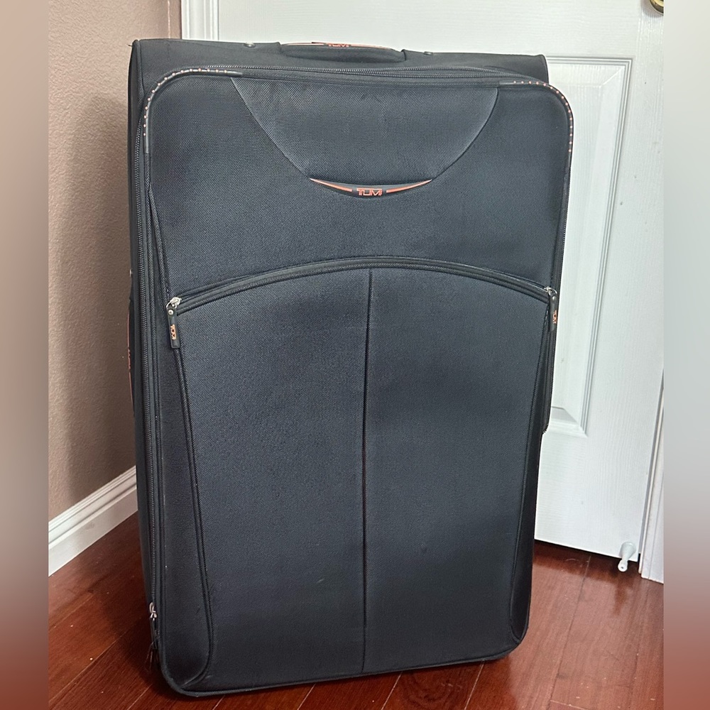 Tumi Black Soft-Sided Large Travel Suitcase